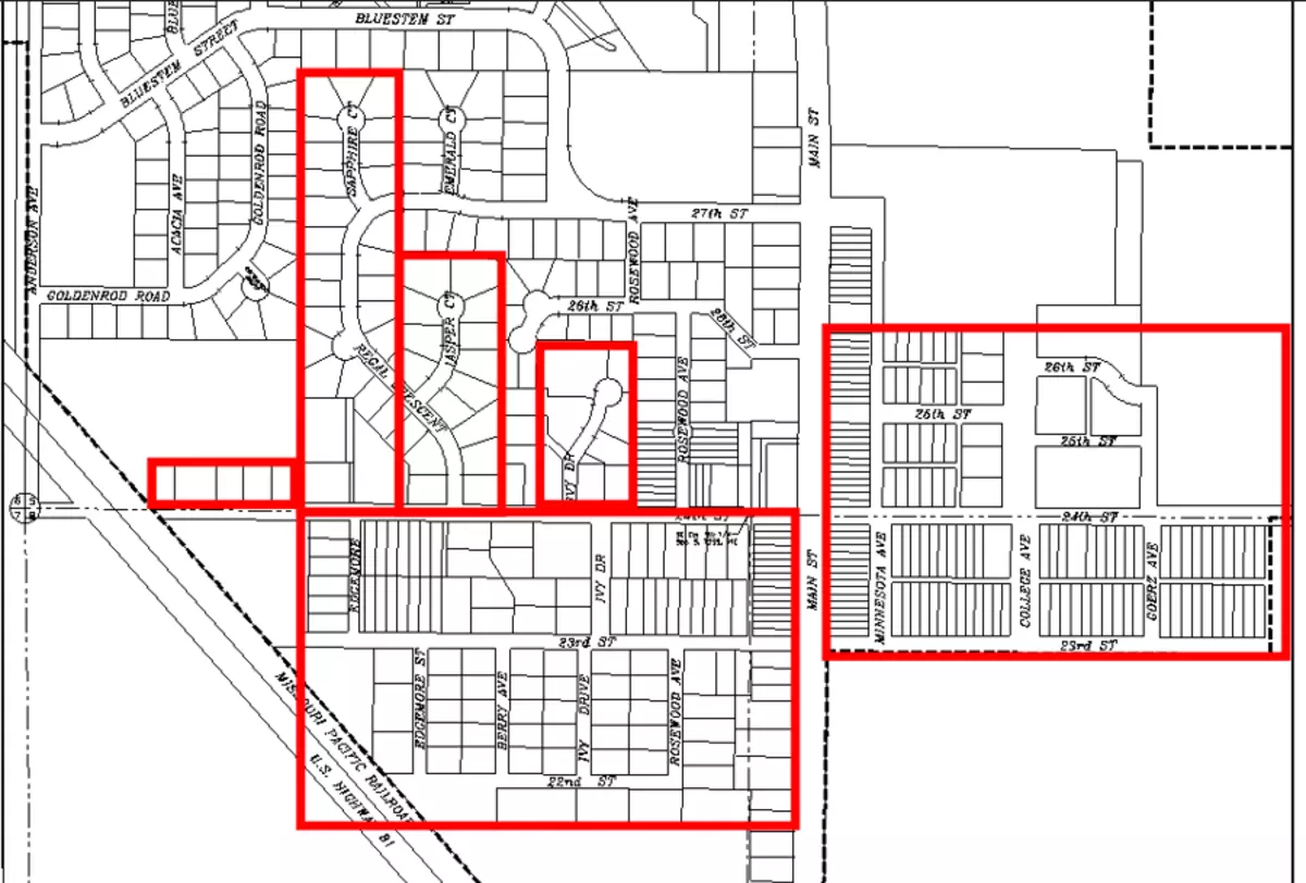 Sewer Cleanout map
